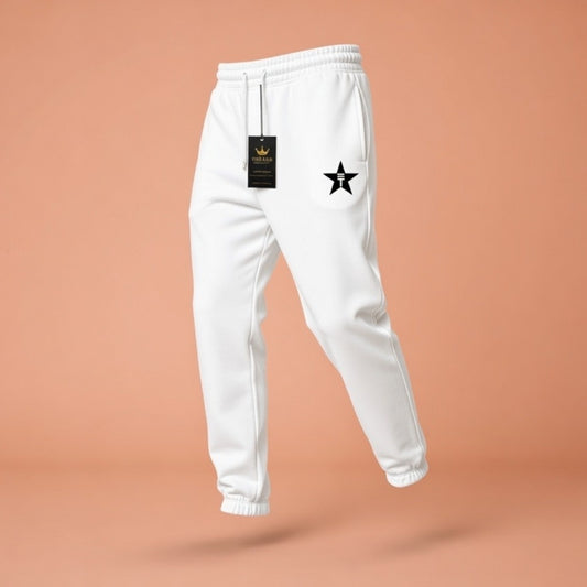 Théard Star Joggers – White