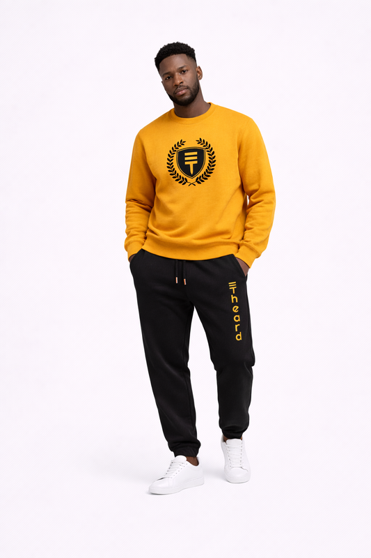 Théard Shield Sweatsuit (Gold & Black)