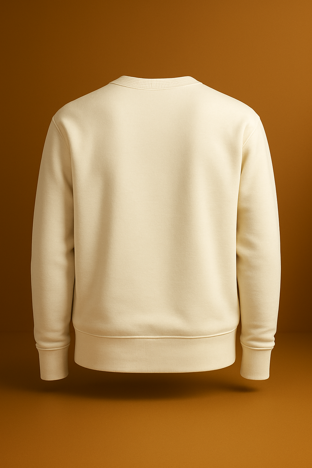 Théard Signature White Sweatshirt – Gold TH Emblem