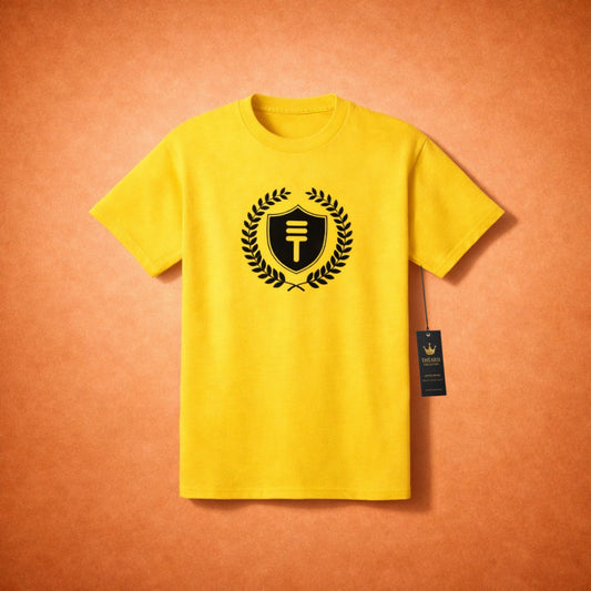 Théard Shield Emblem T-Shirt (Sun Yellow/Black)