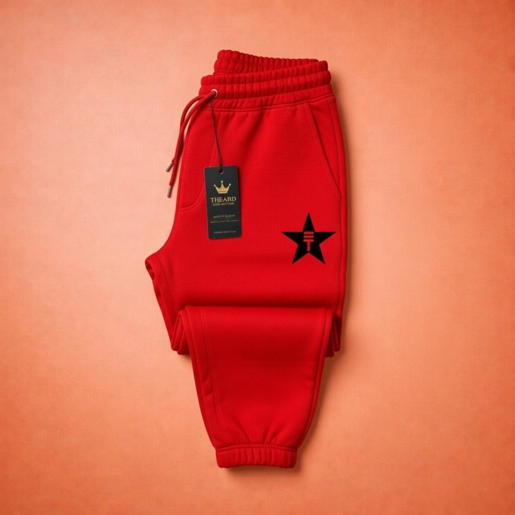 Théard Collection Star Joggers – Red