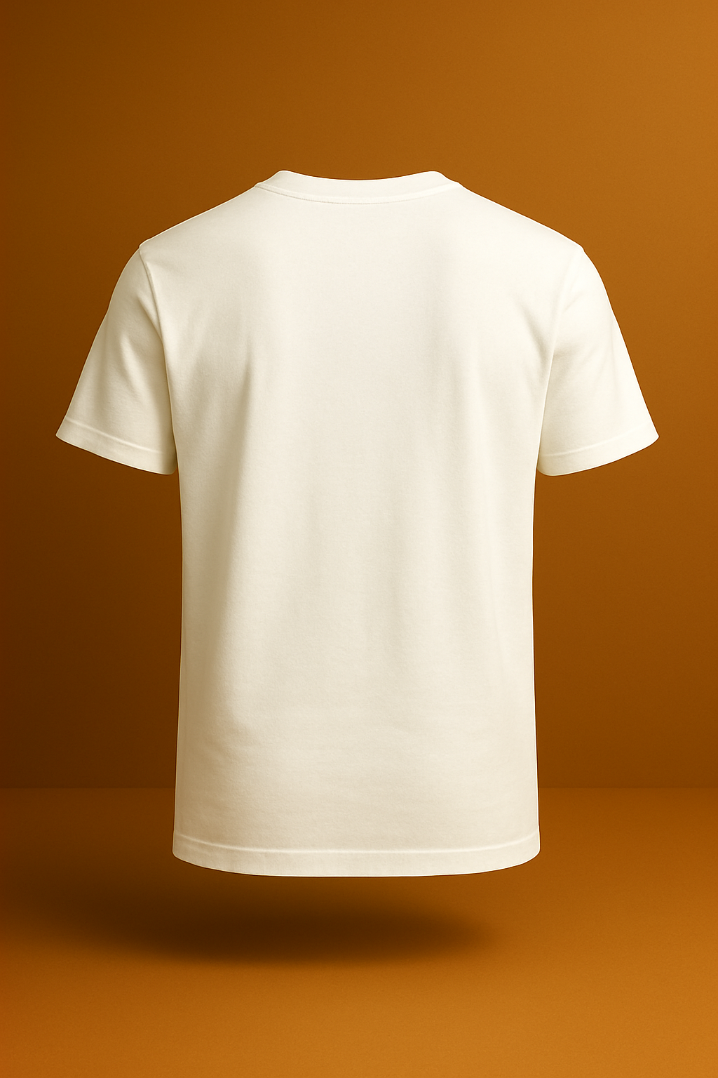 Théard Signature White T-Shirt – Gold TH Emblem