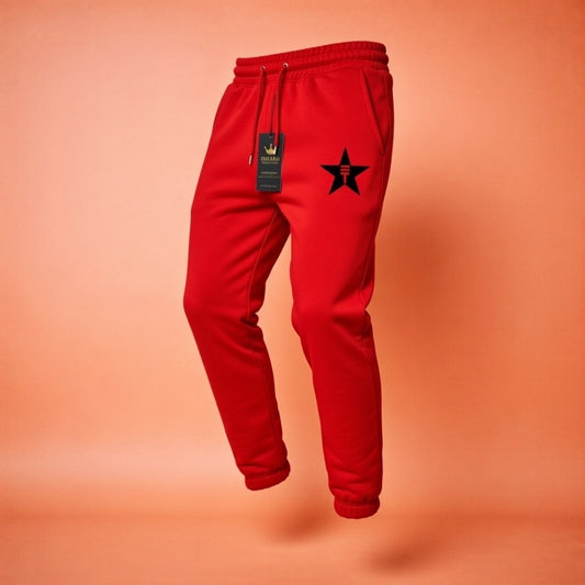 Théard Collection Star Joggers – Red
