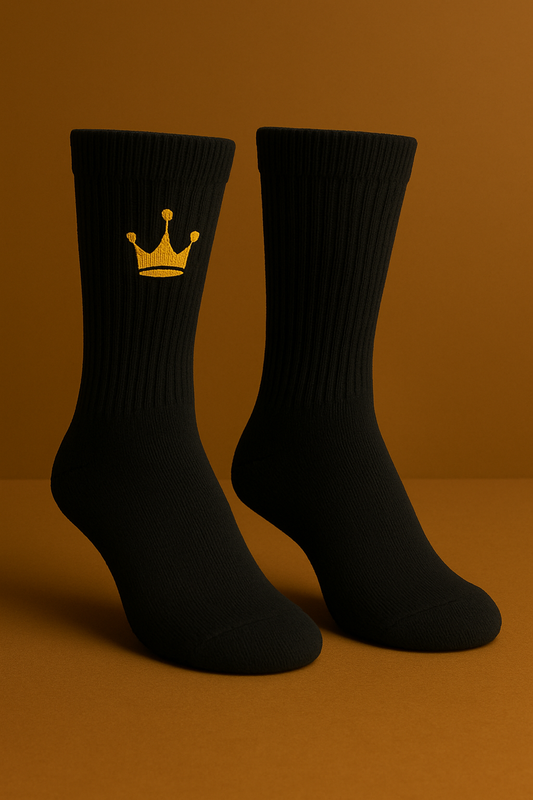Théard Crown Embroidered Socks