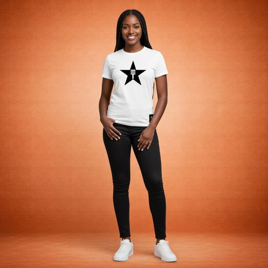 Théard Star Emblem T-Shirt (Classic White/Black)