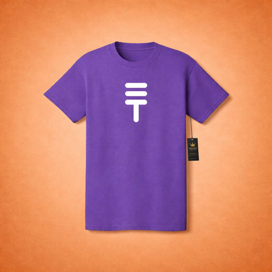 Théard Icon T-Shirt (Royal Purple/White)