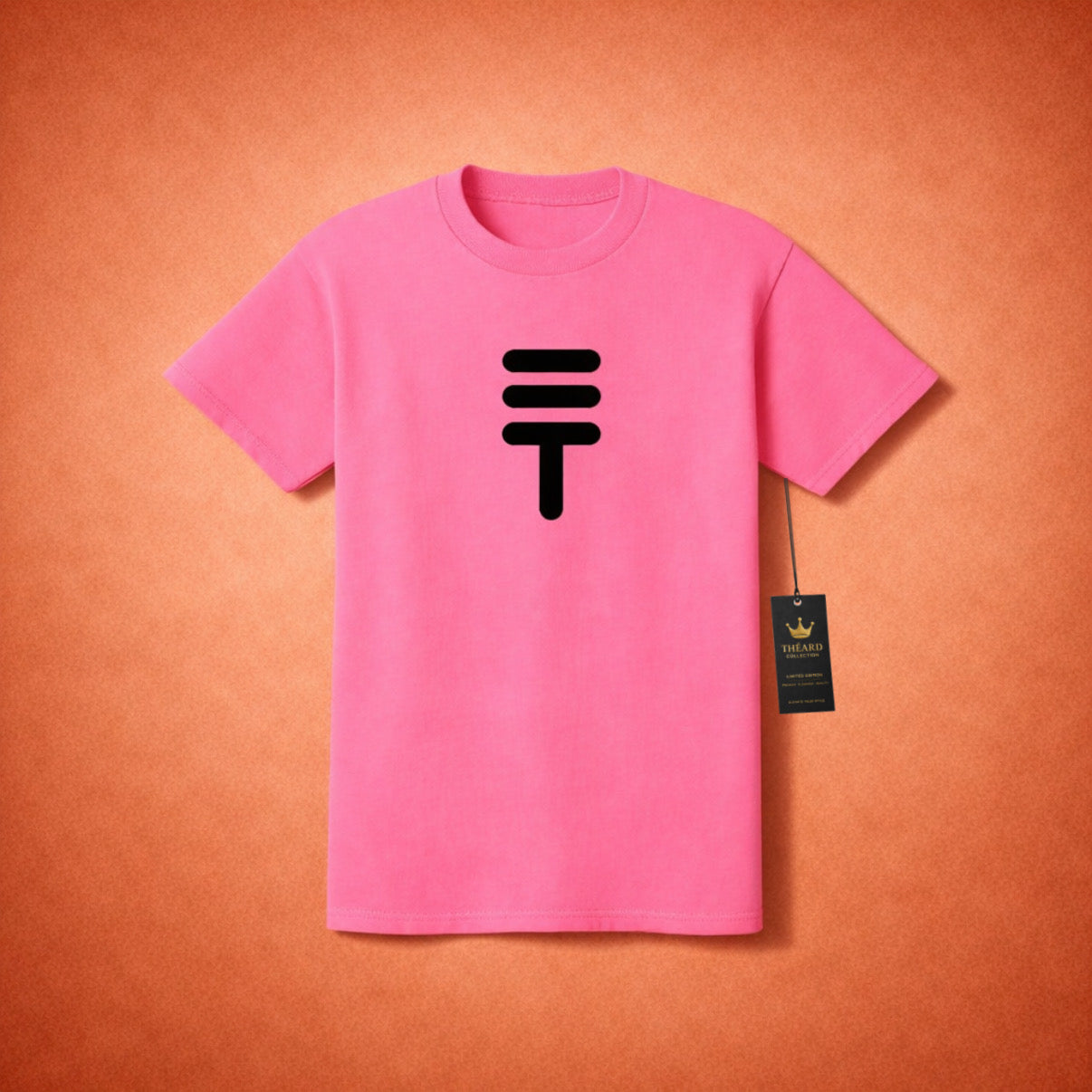 Théard Icon T-Shirt (Blush Pink/Black)