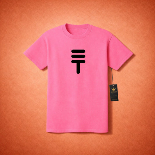 Théard Icon T-Shirt (Blush Pink/Black)