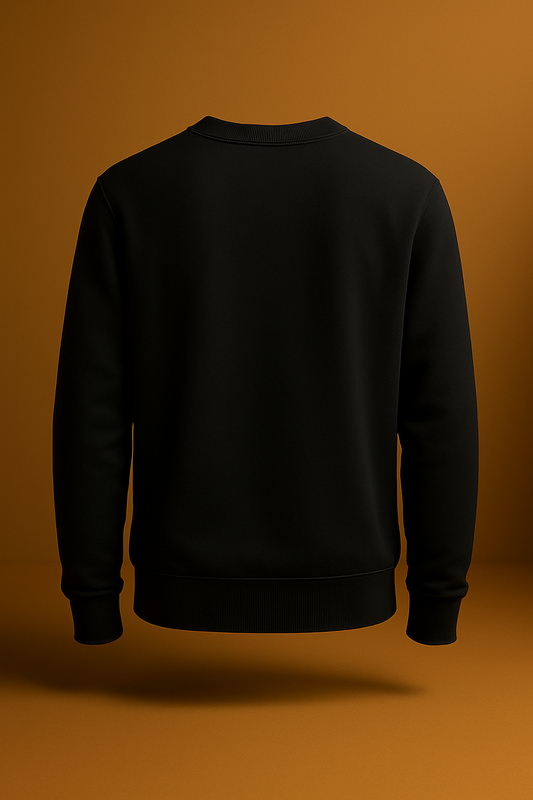 Théard Royal Black Sweatshirt – Crown & Logo