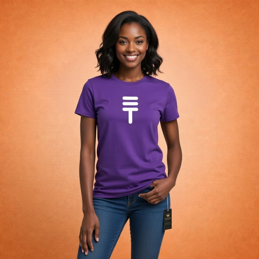 Théard Icon T-Shirt (Royal Purple/White)