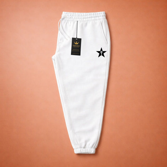 Théard Star Joggers – White