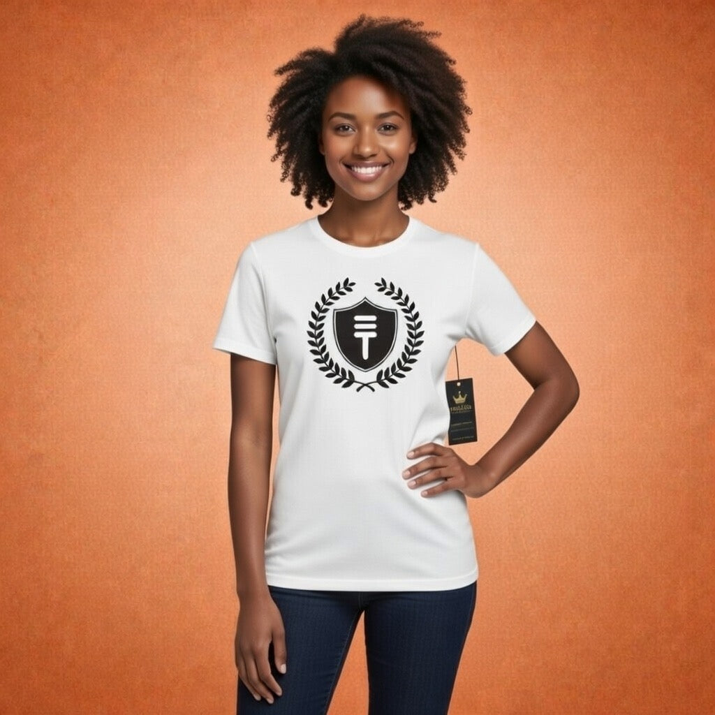 Théard Shield T-Shirt – White Edition