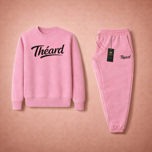 Théard Blush Pink Signature Set – Crewneck & Joggers