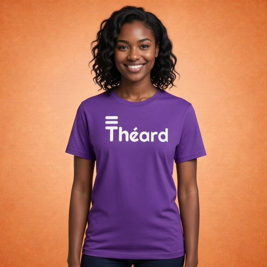 Théard Classic T-Shirt (Royal Purple/White)