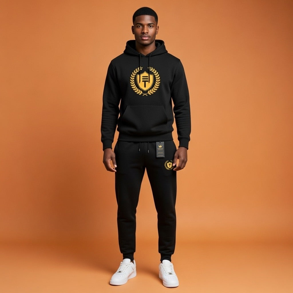 Théard Shield VIP Luxury Hoodie & Jogger GOLG Set | Unisex Streetwear